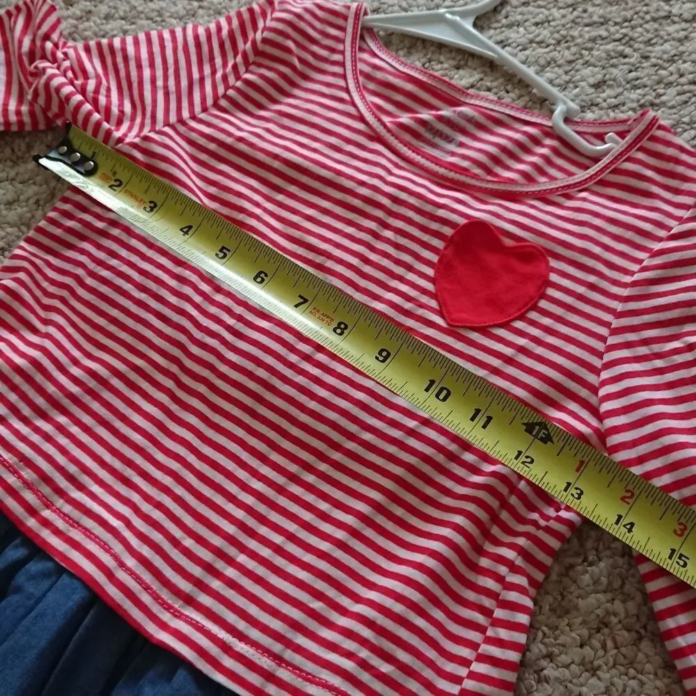 Carter's Striped Chambray Dress size 12